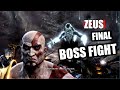 God of War III Remastered: Zeus Final Boss Fight but with combos?!