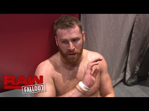 Sami Zayn receives treatment after being mauled by Braun Strowman: Raw Fallout, Nov. 22, 2016