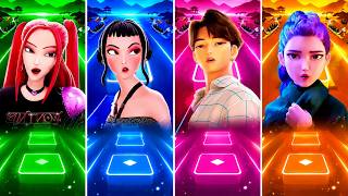 KPop Demon Hunters 🎺 Tiles hop EDM RUSH 🔥 Saja Boys 🎧 screenshot 1