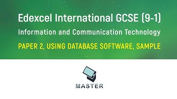 Edexcel IGCSE (9-1) ICT, Paper 2, Using Database Software Sample