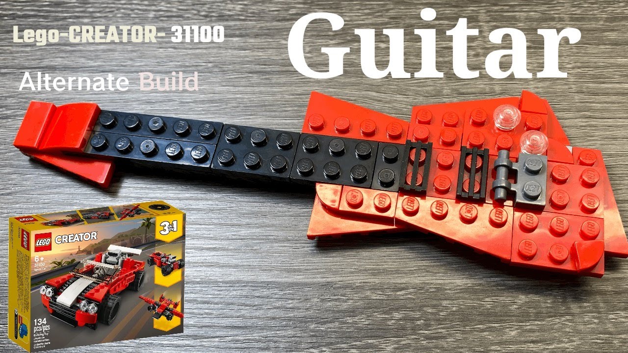 LEGO MOC Lego Guitar by CosminU