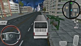 BUS DRIVING SIMULATOR - MIDNIGHT (by OB Games) - Android Gameplay HD | KAKA PINTAR screenshot 1