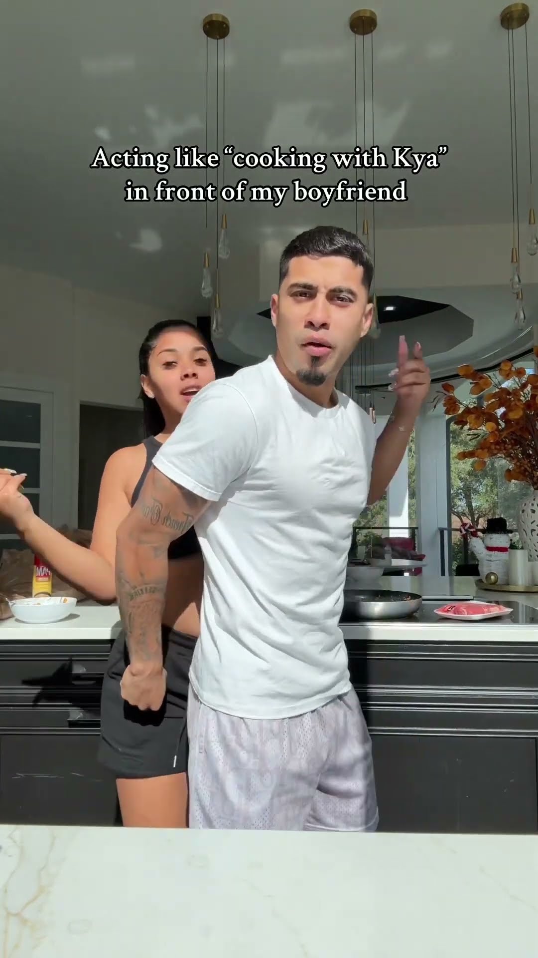Mom does viral TikTok prank on dad and son then this happens #shorts