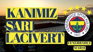 Kanımız Sarı Lacivert Fenerbahçe Rap Şarkı • Fenerbahçe Marşı Bestesi •2025 Resimi