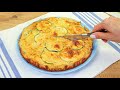 Ich gebe die Zucchini in den Teig und schiebe sie in den Ofen! Leckeres Rezept für Gemüsekuchen