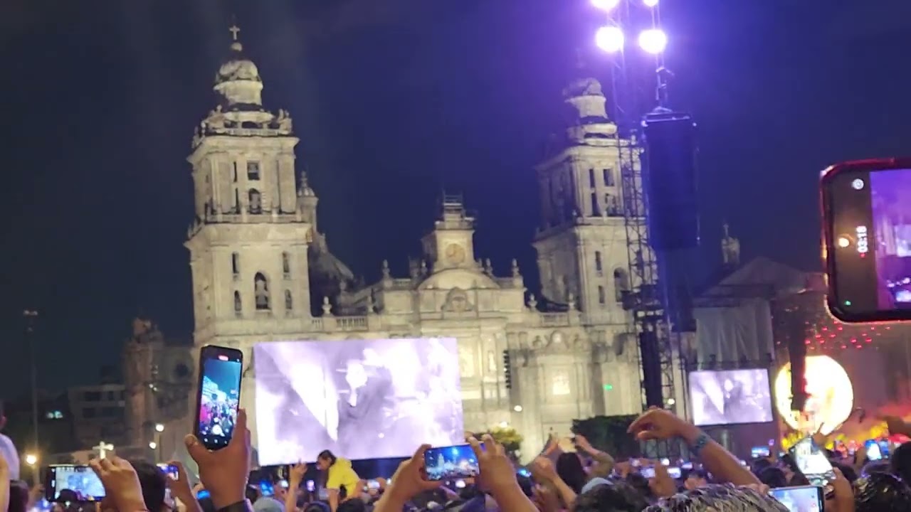 LOS FABULOSOS CADILLACS. Zócalo de la ciudad de Mexico 03 Junio 2023.