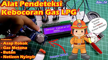 Tutorial Cara Membuat Alat Pendeteksi kebocoran Gas - project arduino sederhana