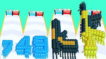 CROWD NUMBER RUN 3D = Count Master + Level Up Numbers