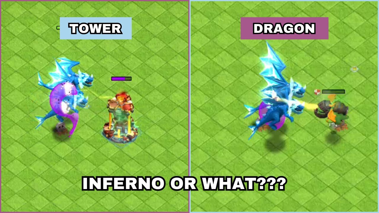Can you replace Inferno Tower With Inferno Dragon | Clash Of Clans