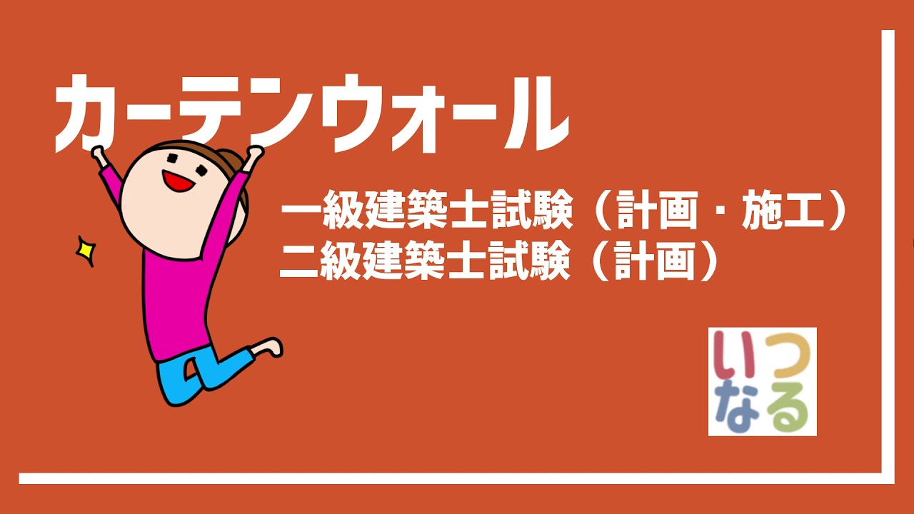 一級建築士　二級建築士【022】計画　カーテンウォール