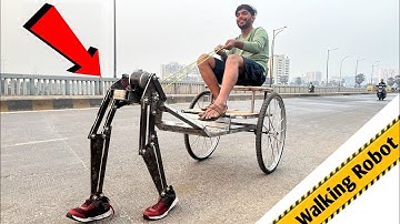 How To Make Walking Humanoid Mechanism Robot Part-2 || DIY Project || @CreativeScienceOfficial