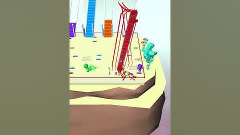 Bridge Race All Levels Gameplay Android,ios Levels 538 #Shorts