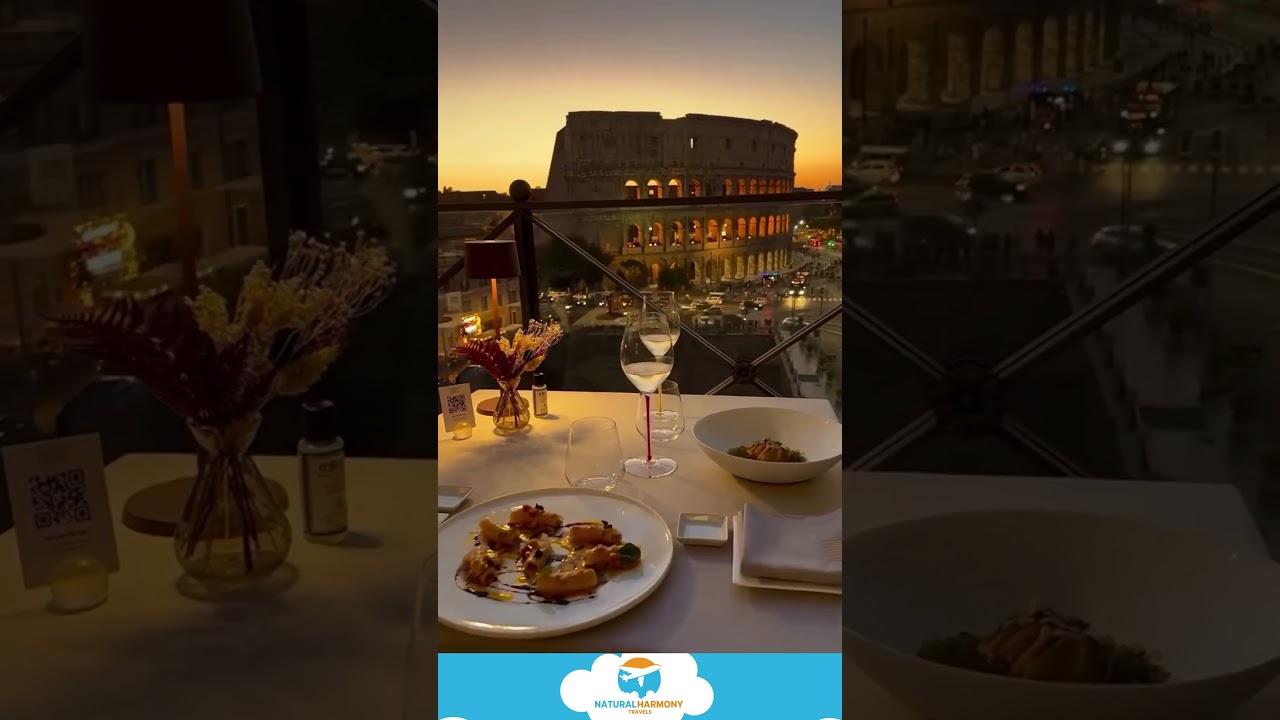 Rome at Sunset 🍷 Dining with a Colosseum View