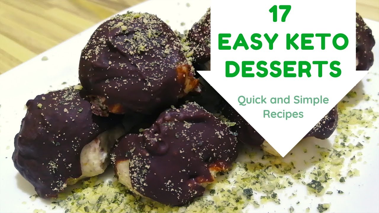 Easy keto dessert recipes - Simple, Quick, and Yummy Keto Life - YouTube
