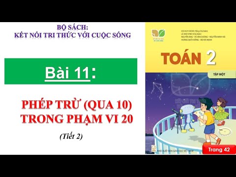 Video Toán lớp 2 - Bài 11 (tiết 2) - Phép trừ (qua 10) trong... - YouTube