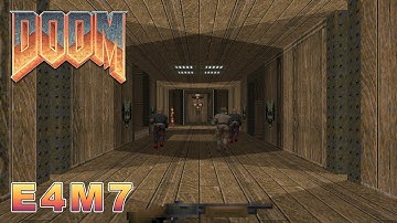 Ultimate Doom Longplay - E4M7: And Hell Followed (Ultra-violence/Pistol Start)