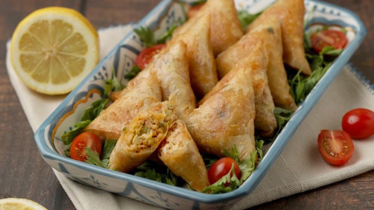 [ENG] Moroccan Ground Beef and Eggs Briwats (Phyllo Triangles) | Flavors of Morocco