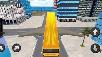 Flying Bus Simulator 2019 - 4X4 Free Bus Driving Games - Android games