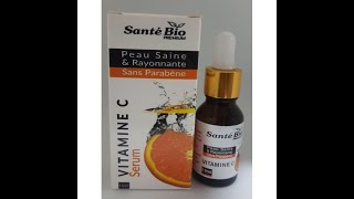 #سيروم-vitamine c_من santé  Bio#هو أفضل #فيتامين لمعالجة البقع البنية #و _#الكلف#دون #بارابين#