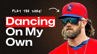 Why do the Phillies play Dancing on My Own by Calum Scott? 🤔 #mlb #po, dancing on my own