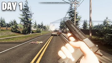 Day 1 In a Realistic Zombie Apocalypse