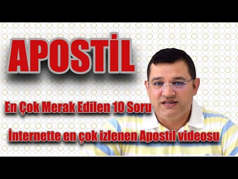 Video: Kako Napraviti Apostile