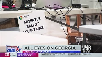 All eyes on Georgia as workers continue to count ballots