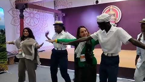 Foreign delegation artist performance at UNESCO Intergovermental committee 2025 