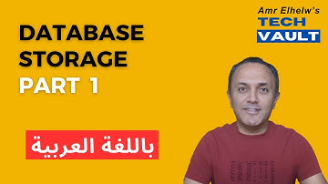 Database Storage - Part 1 (Arabic - عربي) with Amr Elhelw - Tech Vault
