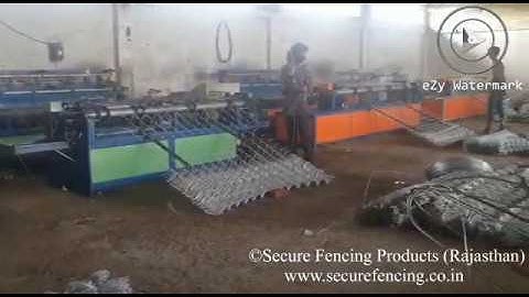 Automatic chain link fence machine | Rajasthan | India