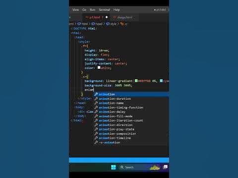 How To Make Gradient Background || HTML || CSS - YouTube
