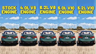 Forza Horizon 5 - Bmw M5 Cs All Engine Swaps & Top Speed Test