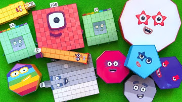 Looking for Numberblocks NEW 338 Puzzle Tetris Shape | ASMR chirping of birds