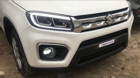 Led Fog Lamp For Brezza Vxi | installation | Fog lamp Garnish | Brezza Modification|Car Modification
