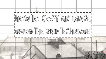 How to copy an image using the grid technique (Y8 Our Town project)