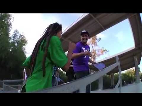 Nyjah Huston At P-Rods Skate Park