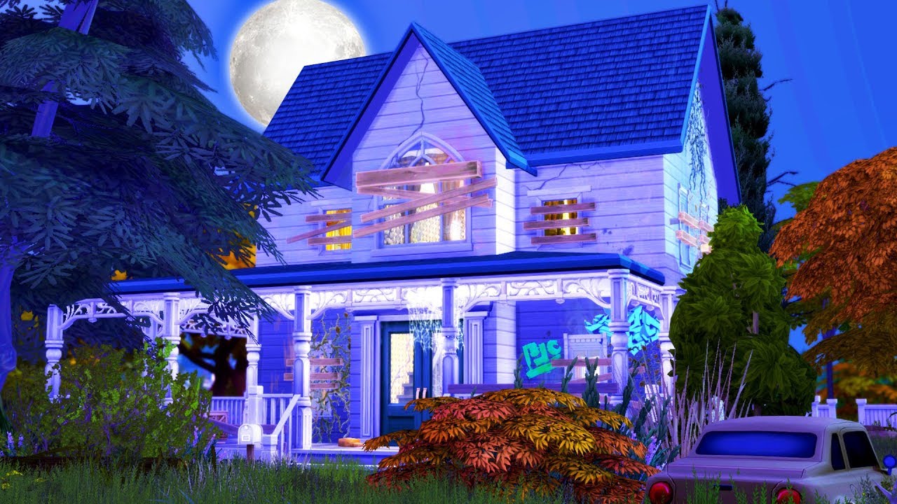 ABANDONED HOUSE // Sims 4 Speed Build YouTube