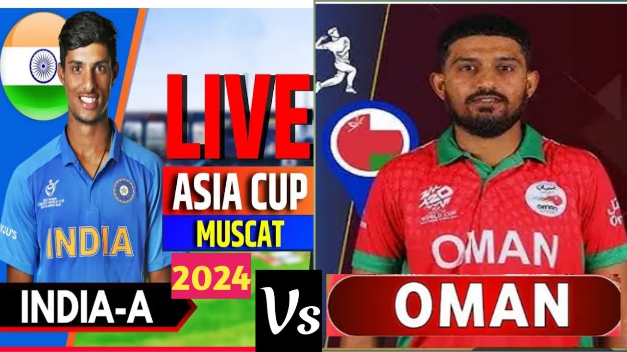 India A vs Oman t20 Asia Emerging cricket live commentary in hindi ...