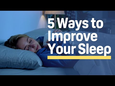 5 Simple Tips For Getting a Good Night's Sleep