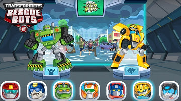 Transformers Rescue Bots: Disaster Dash Hero Run #278 | COLLECT Energon and become a giant DinoBot!