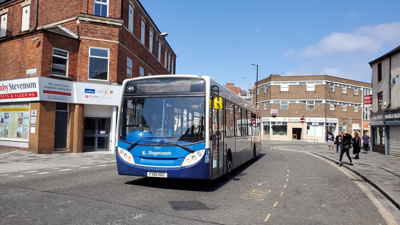 Buses at Cleethorpes Pier & Grimsby Riverhead Exchange (02/06/2023