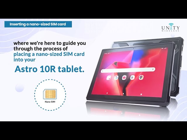Maxwest Astro 10R Tablet SIM Card Installation Guide: Unity Wireless  Step-by-Step Tutorial 