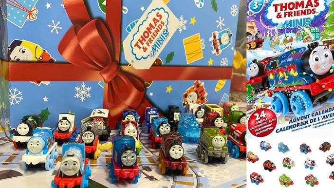 Thomas & Friends MINIS Advent Calendar 2023, Christmas Gift, 24 Miniature  Toy Trains and Vehicles for Preschool Kids