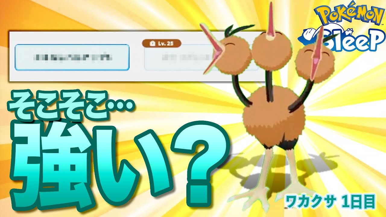 ポケモンスリープ】とりあえず初日マスター1から始めるワカクサ本島