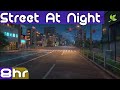 City sounds  city street at night  city ambience  city soundscape at night