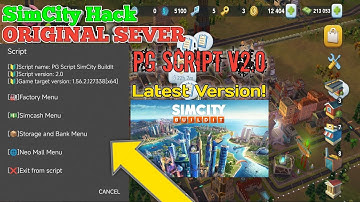 SimCity BuildIt Hack Real Server - || PG Script V2.0 || - 2024