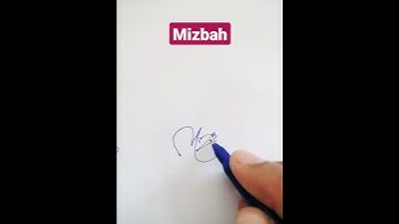Mizbah Name Signature Request done