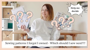 HELP me decide which of these lovely forgotten patterns to sew next…