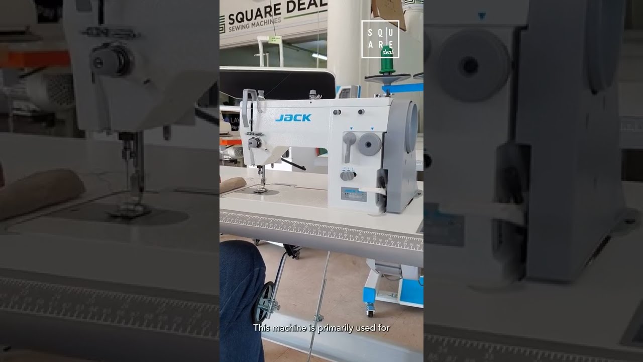 Jack ZIGZAG 20U63 Sewing Machine Demonstration - YouTube