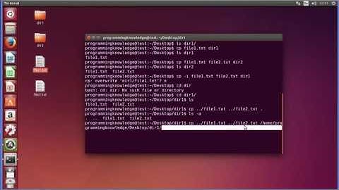 Linux Command Line Tutorial For Beginners 8   cp command
